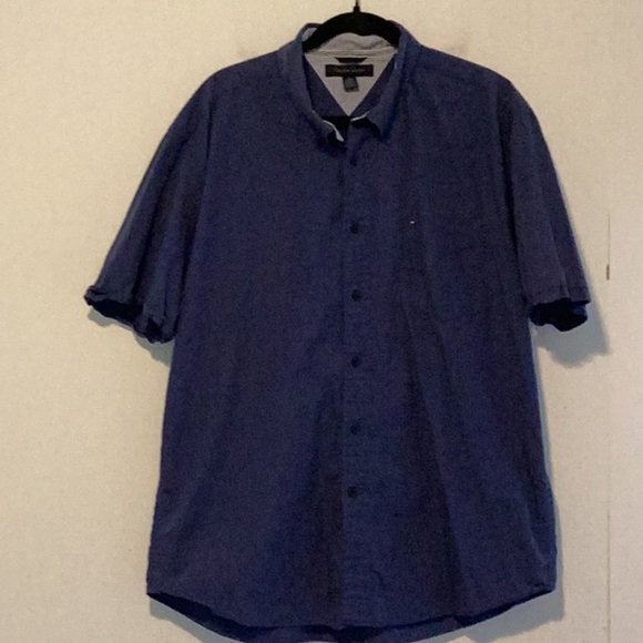 Tommy Hilfiger Mens Short Sleeve Button Up Collard Shirt T40* 42725 - Picture 1 of 5